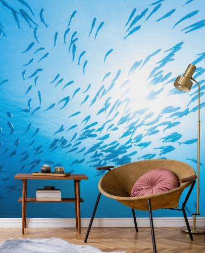 Fish School Behang Fish School Behang