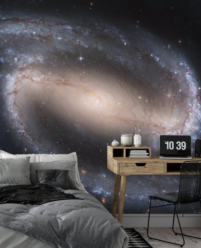 Estetty Spiral Galaxy NGC 1300 taustakuva Estetty Spiral Galaxy NGC 1300 taustakuva