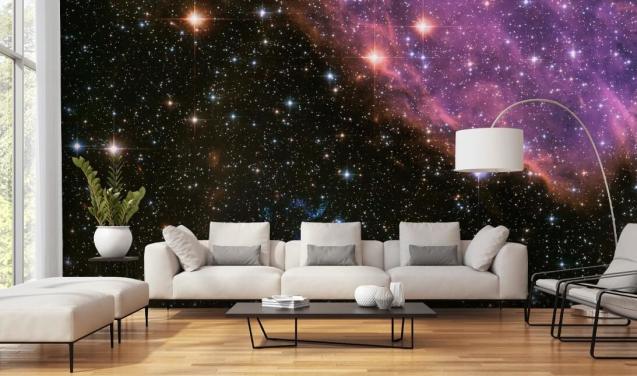Supernova Jäännös E0102 Taustakuva Seinämaalaus