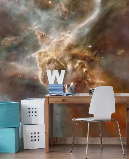 Stjernedannende Region i Carina Nebula Wallpaper Mural Stjernedannende Region i Carina Nebula Wallpaper Mural