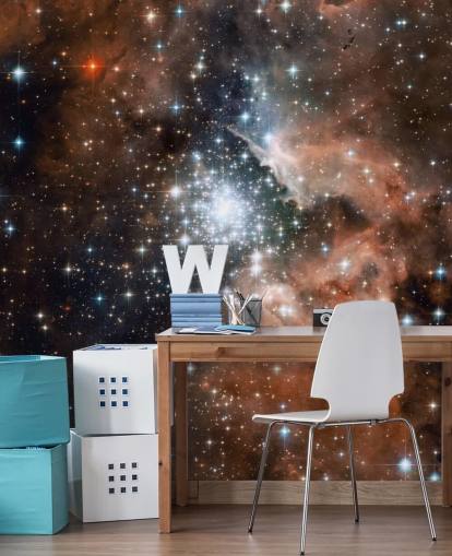 Star Cluster Bursts into Life Photo Wallpaper Star Cluster Bursts into Life Photo Wallpaper