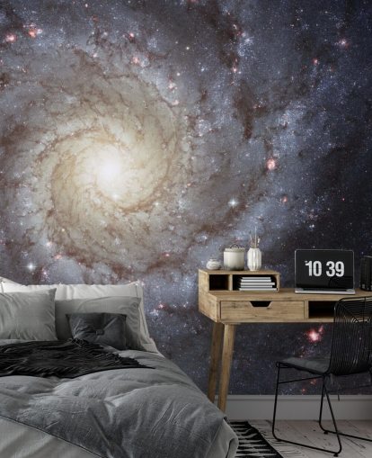 Spiral Galaxy M74 Mural Wallpapers Spiral Galaxy M74 Mural Wallpapers