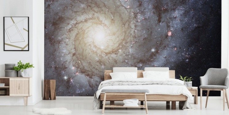 Spiral Galaxy M74 Cosmos Wallpaper