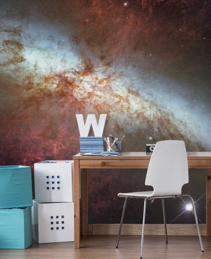 M82 Hubble Mosaic med 2014 Supernova vægmaleri M82 Hubble Mosaic med 2014 Supernova vægmaleri