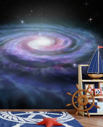 Spiral Galaxy Linnunradan seinämaalaus Spiral Galaxy Linnunradan seinämaalaus