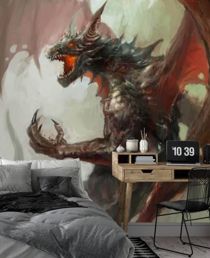 Fierce Red Dragon Wallpaper Fierce Red Dragon Wallpaper