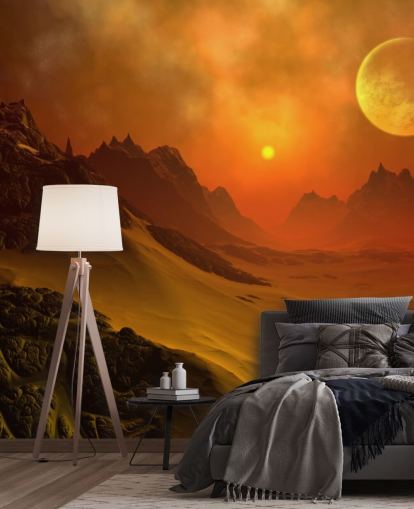 Fantasia Alien Planet 2 Alien Wall Mural Fantasia Alien Planet 2 Alien Wall Mural