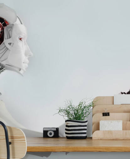 White Robot Wallpaper White Robot Wallpaper