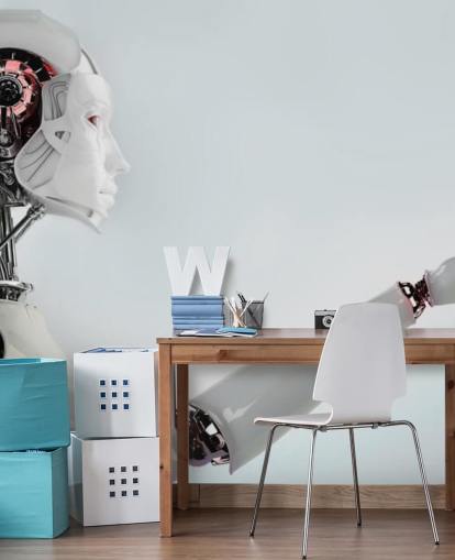 White Robot Wallpaper White Robot Wallpaper