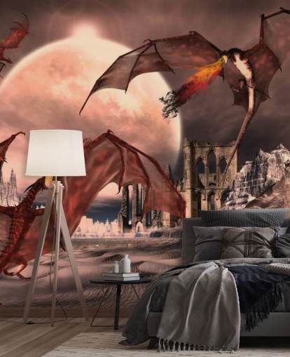 Red Dragons Fighting Wallpaper Red Dragons Fighting Wallpaper