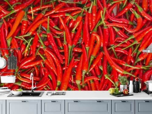 Hot Chilli Peppers Vegetable Wallpaper