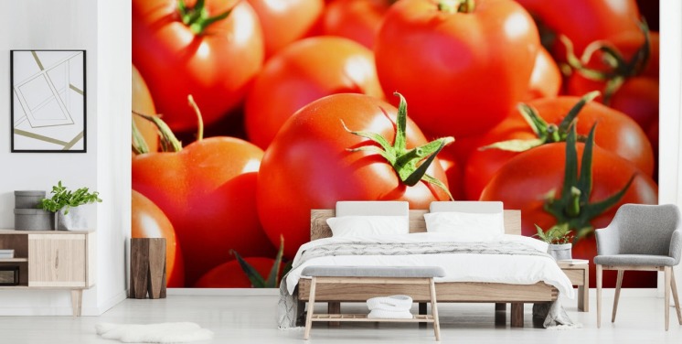 Fondo de pantalla de cerca de tomates jugosos