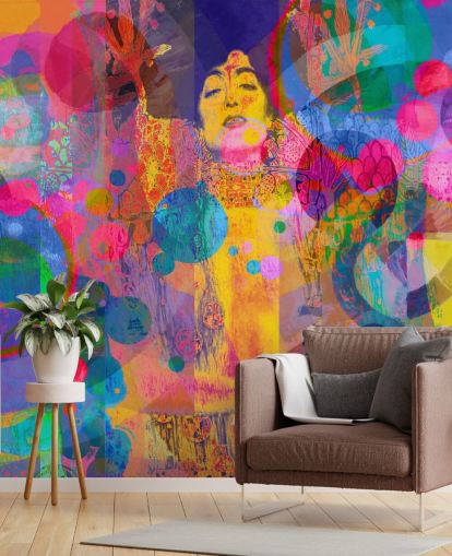 farbenfrohes kundenspezifisches Regenbogen-Tapeten-Wandbild namens Crazy Rainbow farbenfrohes kundenspezifisches Regenbogen-Tapeten-Wandbild namens Crazy Rainbow