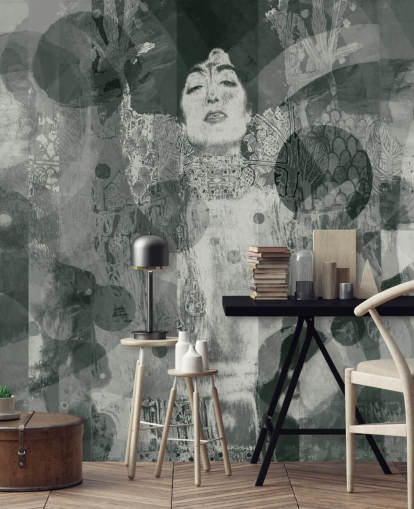 Grey Abstract Woman Wallpaper Grey Abstract Woman Wallpaper