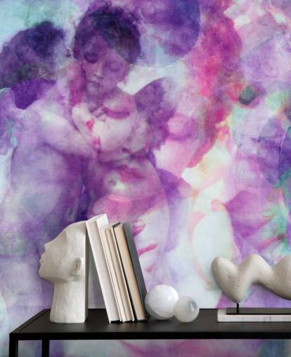 abstrait nuageux violet des anges papier peint abstrait nuageux violet des anges papier peint