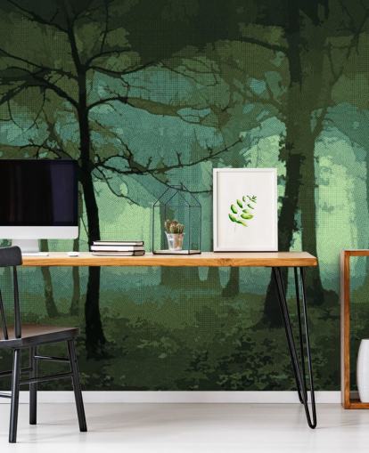 Decorazione murale Delusion-Green di Studio Arterie Decorazione murale Delusion-Green di Studio Arterie