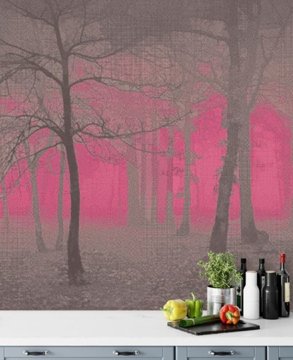 Vanföreställning - rosa väggmålning av Studio Arterie Vanföreställning - rosa väggmålning av Studio Arterie