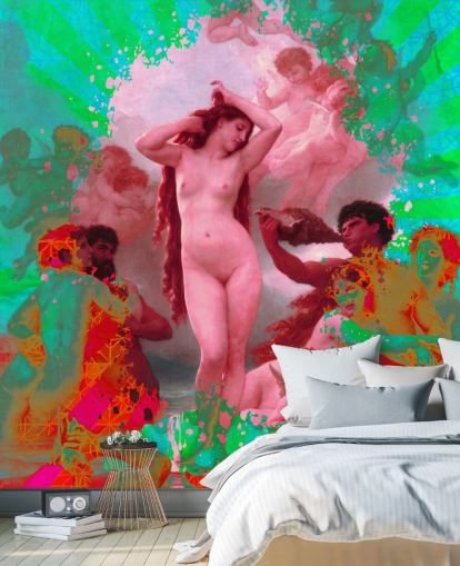 green and pink abstract art vintage art wallpaper green and pink abstract art vintage art wallpaper