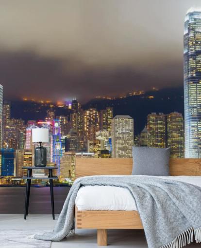 colourful hong kong at night wallpaper colourful hong kong at night wallpaper