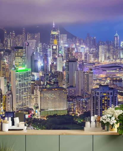 Horizonte de la isla de Hong Kong Fondo de pantalla del horizonte de la isla de Hong Kong Horizonte de la isla de Hong Kong Fondo de pantalla del horizonte de la isla de Hong Kong