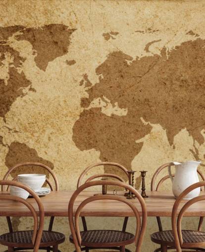 Brown Textured World Map Wallpaper Brown Textured World Map Wallpaper