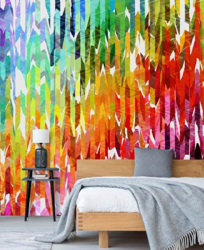 Abstract Colourful Rainbow Lines Wallpaper Abstract Colourful Rainbow Lines Wallpaper