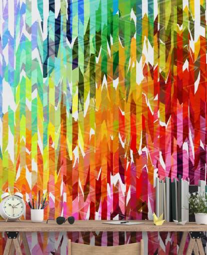 Abstract Colourful Rainbow Lines Wallpaper Abstract Colourful Rainbow Lines Wallpaper