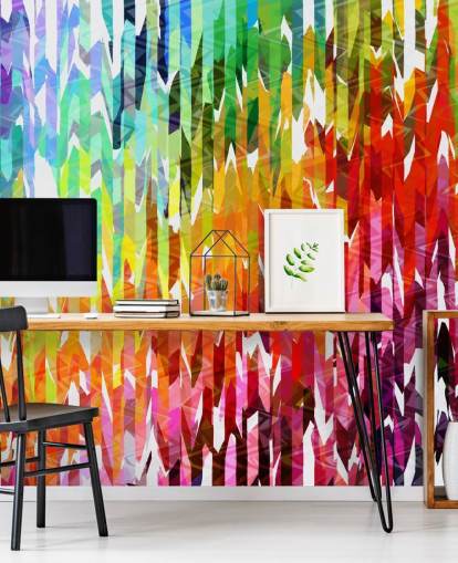 Abstract Colourful Rainbow Lines Wallpaper Abstract Colourful Rainbow Lines Wallpaper