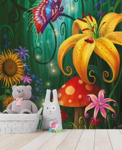 Fairy Toad Hocker und Bugs Wallpaper Fairy Toad Hocker und Bugs Wallpaper