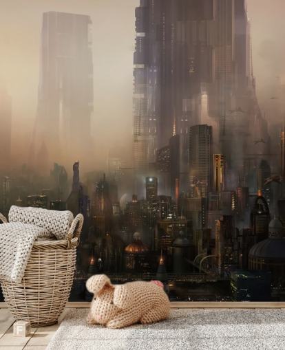 Futuristische Stadt Sci Fi Wallpaper Futuristische Stadt Sci Fi Wallpaper