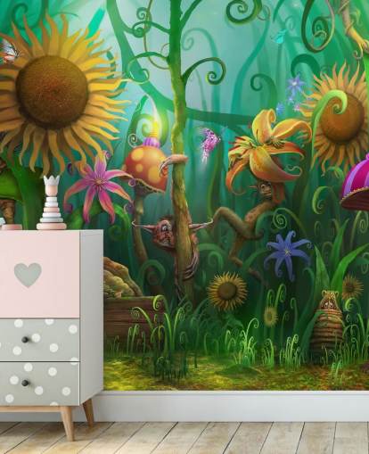 Troll skog Bakgrund Troll skog Bakgrund