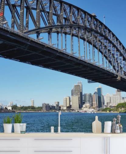 vista do solo da ponte de sydney wallpaper vista do solo da ponte de sydney wallpaper