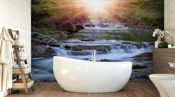 Papel Pintado Mountain River