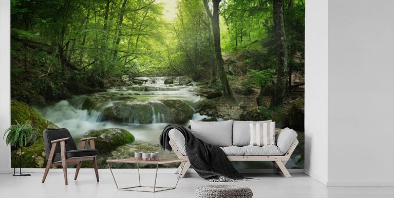 Wholesale Custom 3D Photo Wallpaper Forest Green Tree Nature Landscape Mural  Wall Paper For Living Room Bedroom Background Wall Painting From  malibabacom