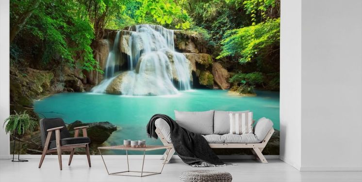 Waterfall Wallpaper & Wall Murals | Wallsauce UK