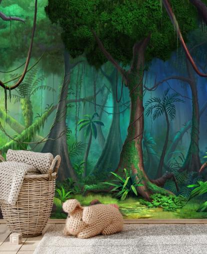 Papier peint Fantasy Jungle Papier peint Fantasy Jungle