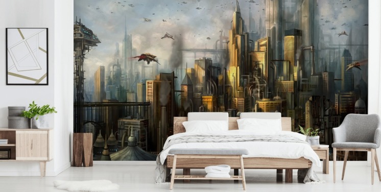 Papier peint Sci Fi City