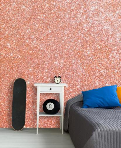 Pretty as a Peach Glitter Mural Pretty as a Peach Glitter Mural
