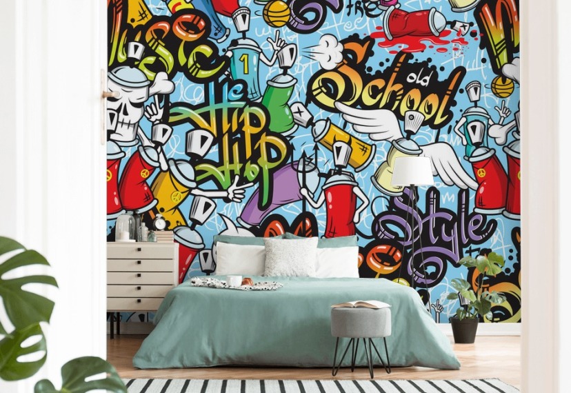 Graffiti Wallpaper & Street Art Wall Murals | Wallsauce UK