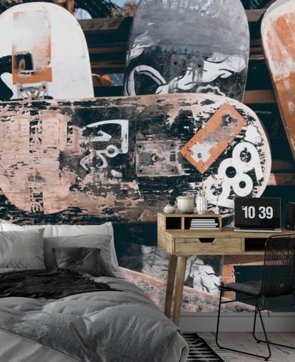 Kulunut rullalauta taustakuva Kulunut rullalauta taustakuva