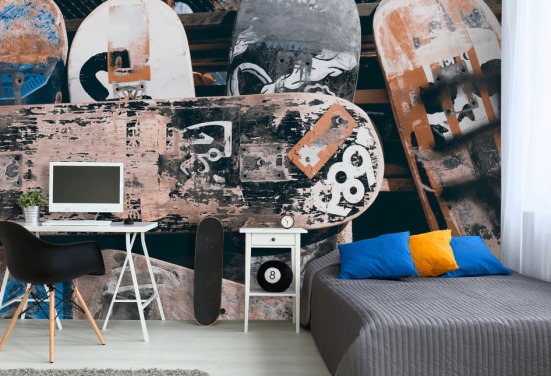 Worn Down Skateboard Wallpaper