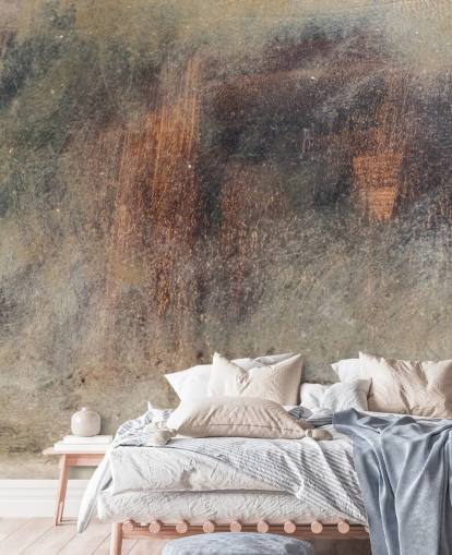 carta da parati metallica chiamata Brushed Rust a Wallsauce per cucine, loft e camere da letto carta da parati metallica chiamata Brushed Rust a Wallsauce per cucine, loft e camere da letto