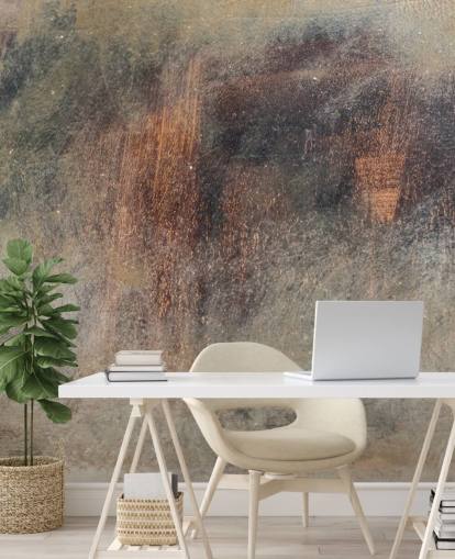 metallic wallpaper mural called Brushed Rust at Wallsauce for kitchens, lofts and bedrooms metallic wallpaper mural called Brushed Rust at Wallsauce for kitchens, lofts and bedrooms