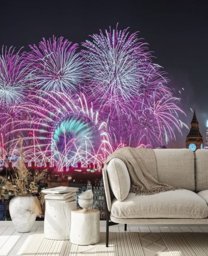 fyrværkeri og big ben tapet fyrværkeri og big ben tapet