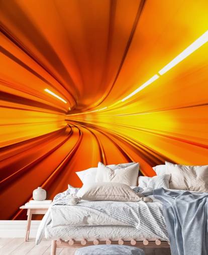 Fondo de pantalla 3D Orange Tunnel Fondo de pantalla 3D Orange Tunnel