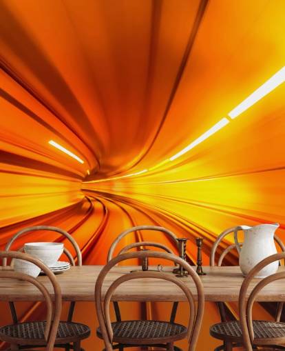 Orange Tunnel 3D Wallpaper Orange Tunnel 3D Wallpaper