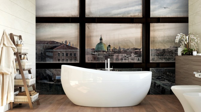 Venice Window Window View Wallpaper