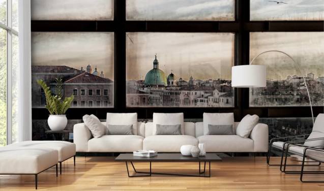Venice Window View Bakgrunn