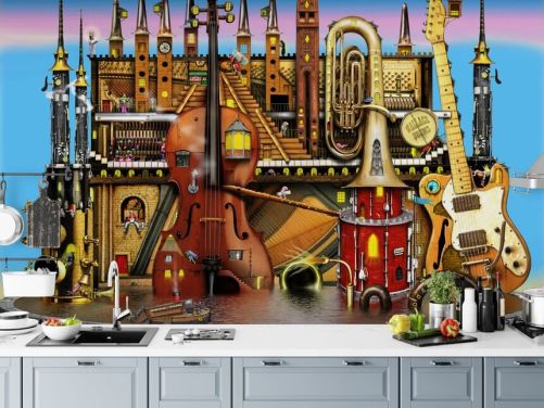Fantasy Music Scene Bakgrunn