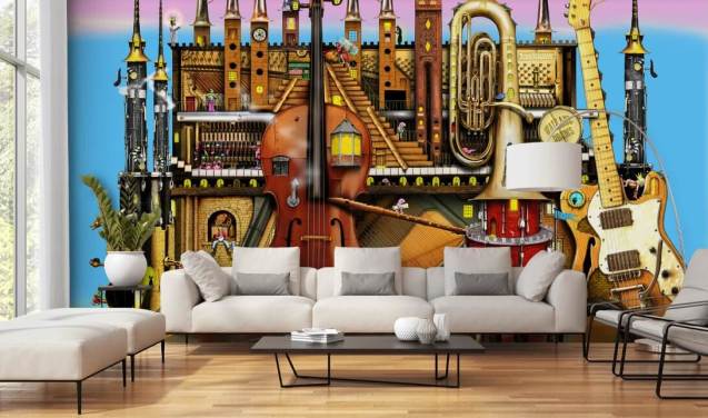 Fantasy Music Stage Wallpaper